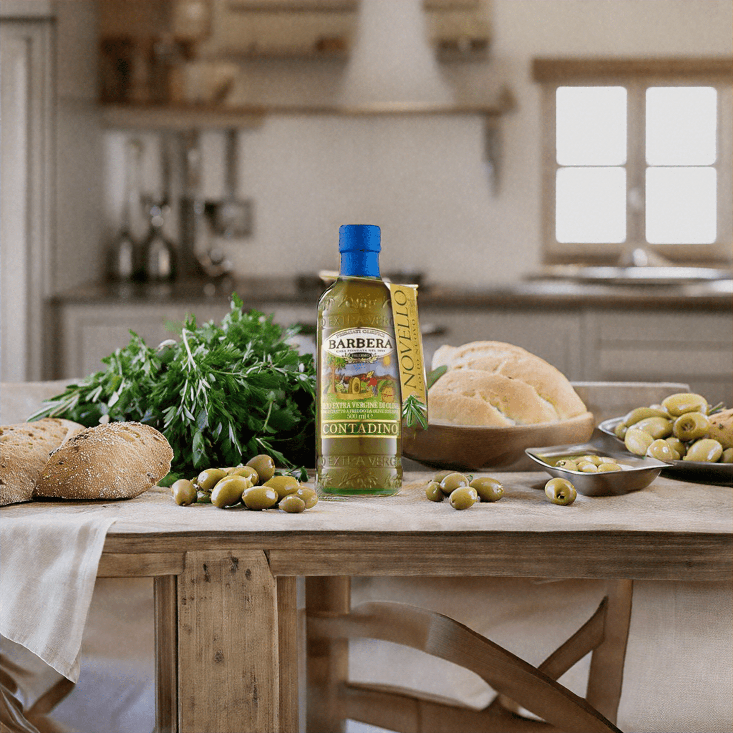 Barbera Novello Unfiltered Extra Virgin Cold Pressed Olive Oil 2024/25 Harvest 500mL - Sicily Kitchen